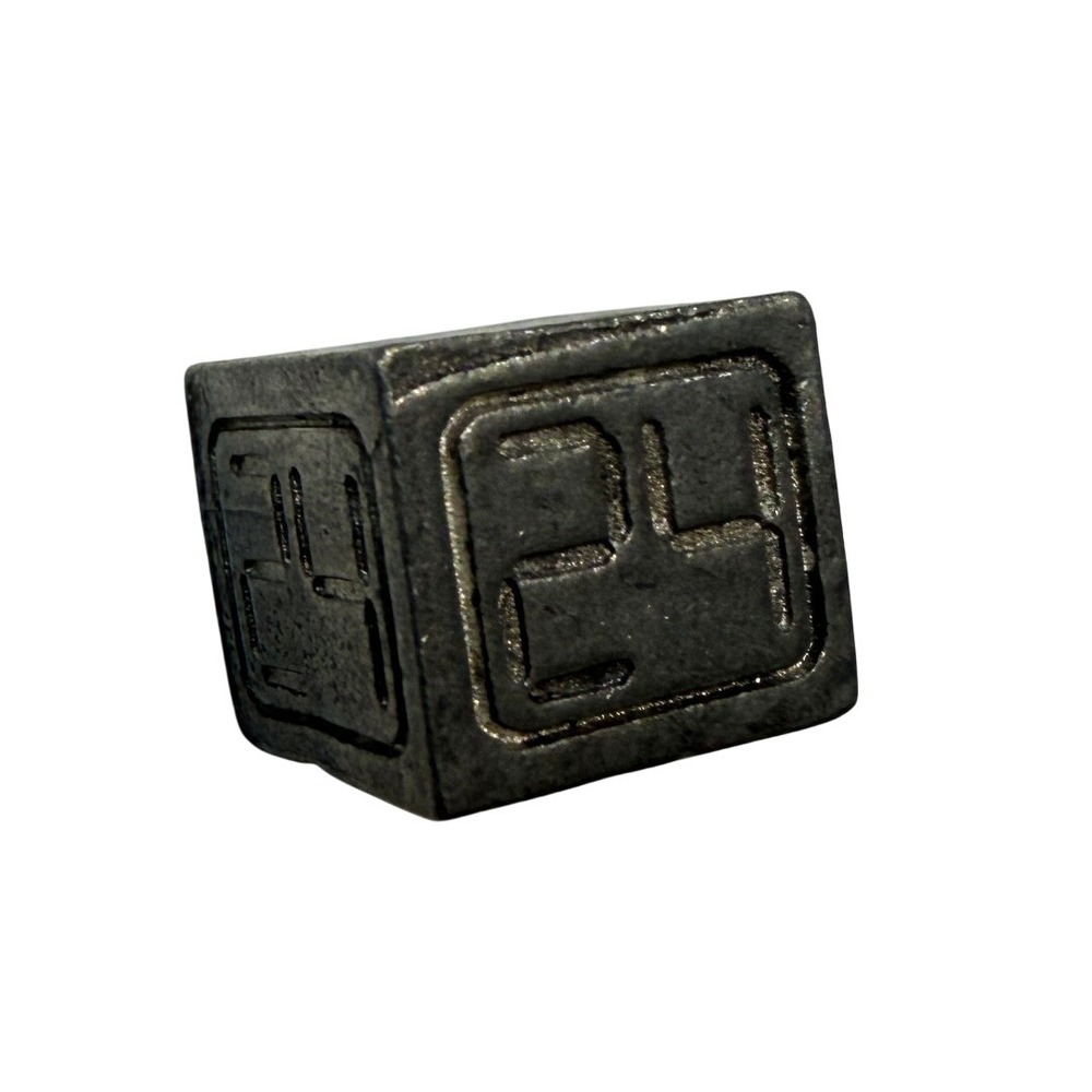Star Wars Sabacc Chance Cube Die Metallic Weathered Gaming Prop Toy Single